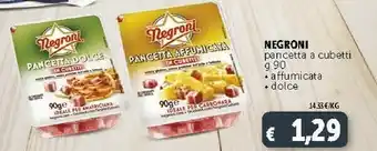 Deco Supermercati Negroni Pancetta offerta