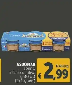 Deco Supermercati Asdomar Tonno offerta