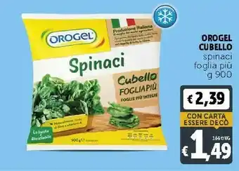 Deco Supermercati Orogel Spinaci offerta