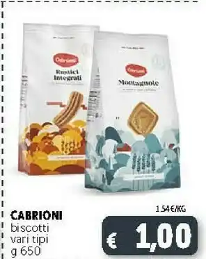 Deco Supermercati Cabrioni Biscotti offerta