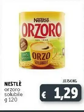 Deco Supermercati Nestlè Orzo offerta