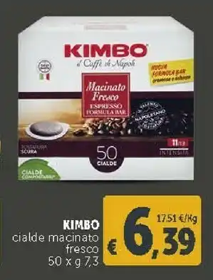 Deco Supermercati Kimbo Caffè offerta