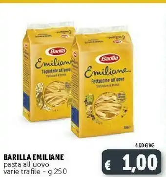 Deco Supermercati Barilla Pasta all'uovo offerta