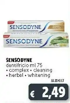 Deco Supermercati Sensodyne Dentifricio offerta