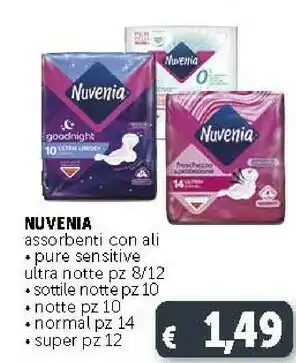 Deco Supermercati Nuvenia Assorbenti offerta