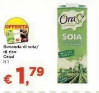 Metà Orasi Latte di soia offerta