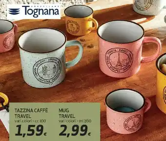 Ipercoop Tognana Mug Travel 360ml offerta