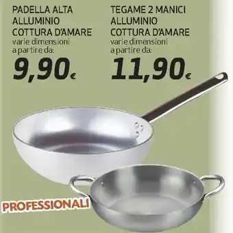 Ipercoop Padella Alta Alluminio Cottura d'Amare offerta