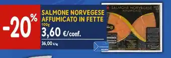 Sapore di Mare SALMONE NORVEGESE AFFUMICATO IN FETTE offerta