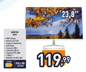 Unieuro HP MONITOR M24F offerta