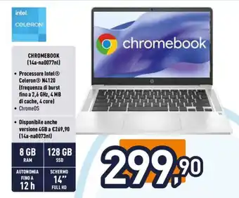 Unieuro HP CHROMEBOOK (14a-na0077nl) offerta