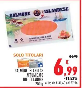 SALMONE ISLANDESE AFFUMICATO THE ICELANDER 250 g
