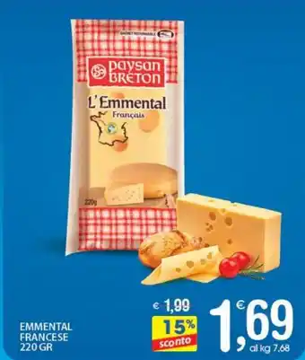 Qui Discount EMMENTAL FRANCESE 220 GR offerta