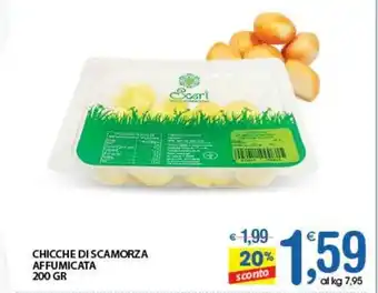 Qui Discount CHICCHE DI SCAMORZA AFFUMICATA 200 GR offerta