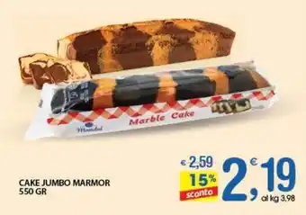 Qui Discount CAKE JUMBO MARMOR 550 GR offerta