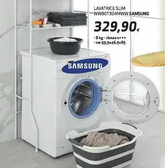 Ipercoop Samsung Lavatrice Slim WW80T304MWW 8kg offerta
