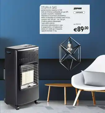 Brico OK Zephir Stufe a gas offerta