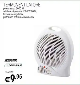 Brico OK Zephir Termoventilatore 2000 W offerta