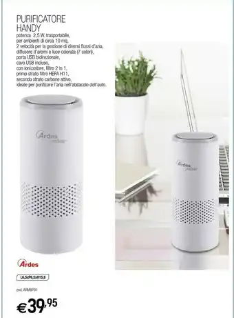 Brico OK Ardes Purificatore Handy offerta
