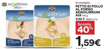 Coop Aia Petto Di Pollo Al Forno Aequilibrium 140 G(ml) offerta