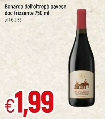 Famila Bonarda Dell' Oltrepò Pavese Doc Frizzante offerta