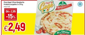 Famila Gegè Pizza Margherita 825 G(ml) offerta