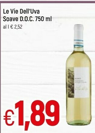 Famila Le Vie Dell'Uva Soave DOC offerta