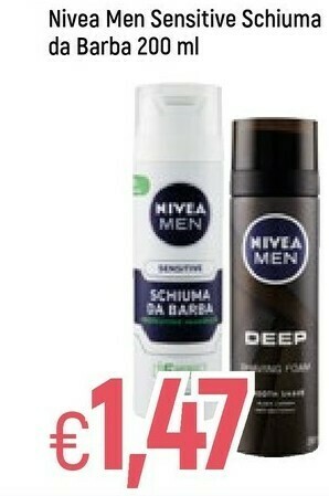 Famila Nivea Men Sensitive Schiuma Da Barba offerta