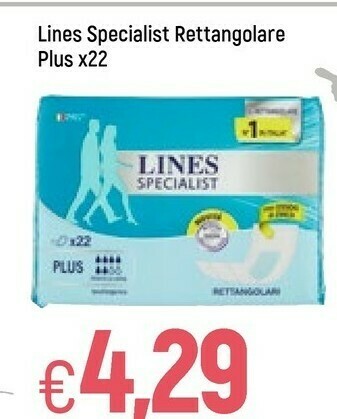 Famila Lines Specialist Rettangolare Plus X22 offerta