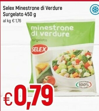 Famila Selex Minestrone Di Verdure Surgelate 450 G(ml) offerta
