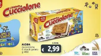 Deco Supermercati Algida Cucciolone offerta