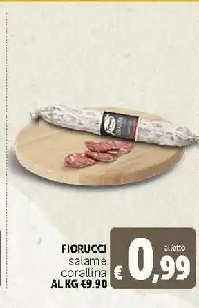 Deco Supermercati Fiorucci Salame offerta