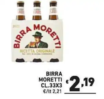 BIRRA MORETTI CL.33X3