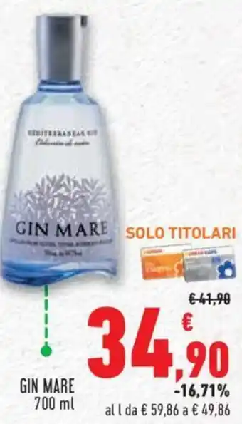 Conad City GIN MARE 700 ml offerta