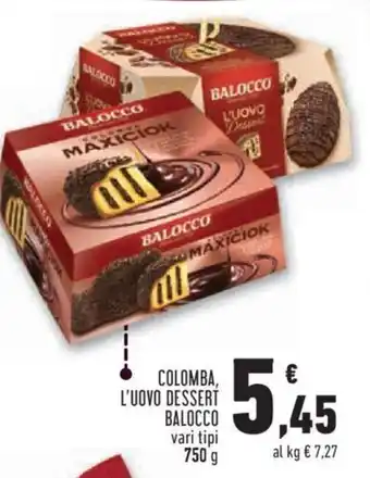 Conad City COLOMBA, L'UOVO DESSERT BALOCCO vari tipi 750 g offerta