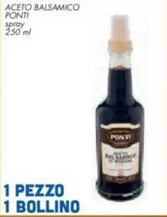 Conad City ACETO BALSAMICO PONTI spray 250 ml offerta