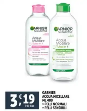 Deco Supermercati GARNIER ACQUA MICELLARE ML 400 offerta