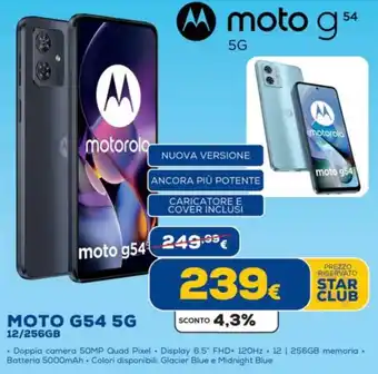 Euronics MOTO G54 5G offerta
