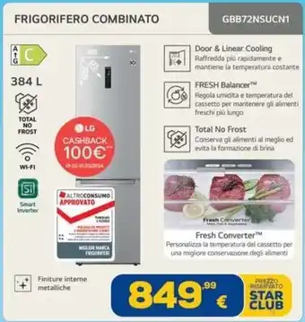 Euronics FRIGORIFERO COMBINATO offerta