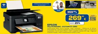 Euronics EPSON MULTIFUNZIONE - ECOTANK ET-2850 offerta
