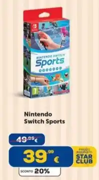 Euronics Nintendo Switch Sports offerta