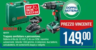 Cfadda BOSCH Trapano avvitatore a percussione offerta