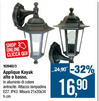 Cfadda Applique Kayak alto o basso offerta