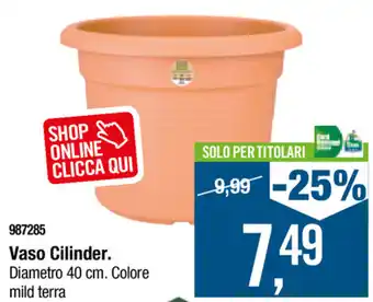 Cfadda Vaso Cilinder offerta