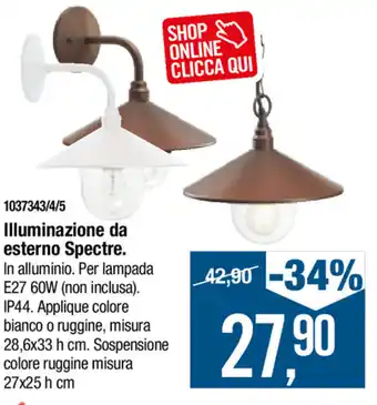 Illuminazione da esterno Spectre