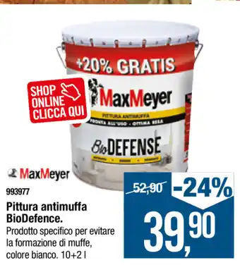 Cfadda MaxMeyer Pittura antimuffa BioDefence offerta