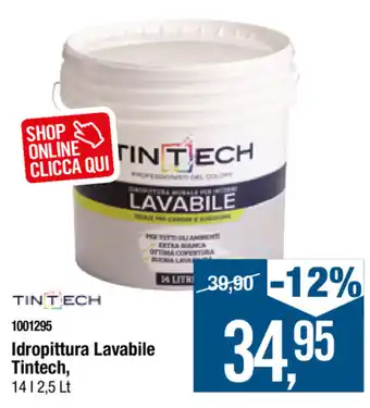 Cfadda Idropittura Lavabilee Tintech offerta