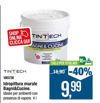 Cfadda Tintech Idropittura murale Bagni&Cucine offerta