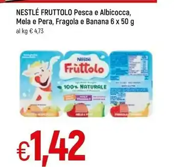 Nestlè Fruttolo Fragola E Banana, Mela E Pera, Pesca E Albicocca 300 G(ml)