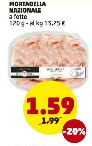 PENNY Mortadella Nazionale A Fette offerta